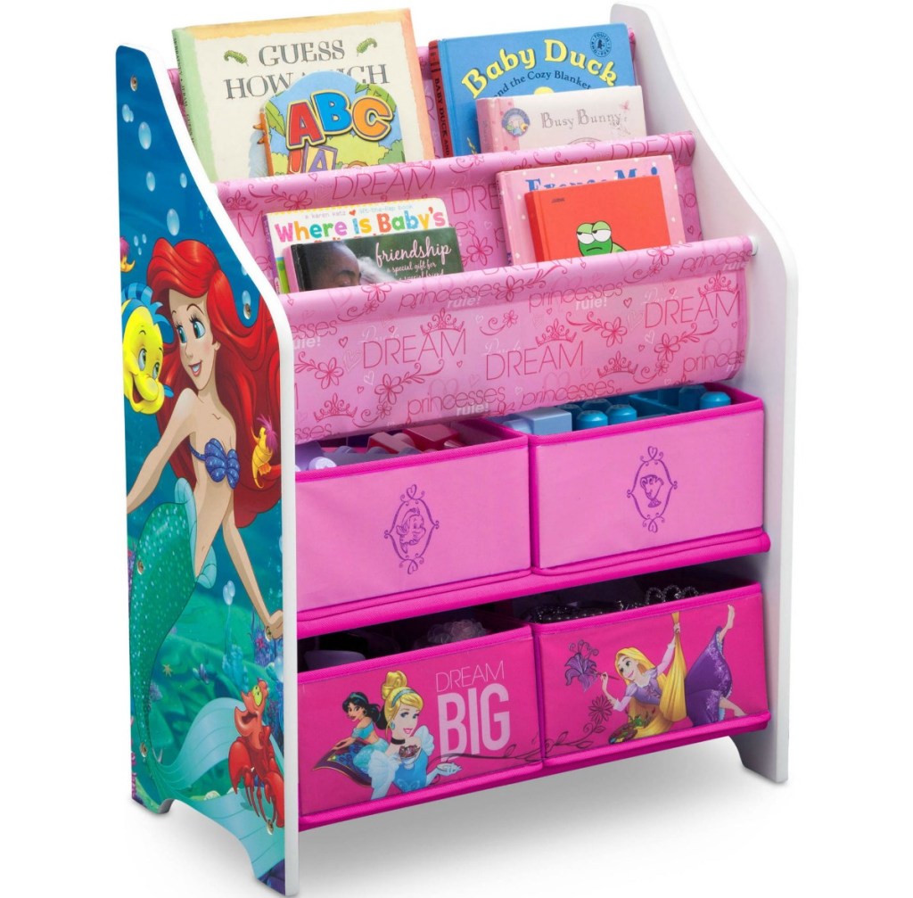 Delta Book and Toy Organizer full of books