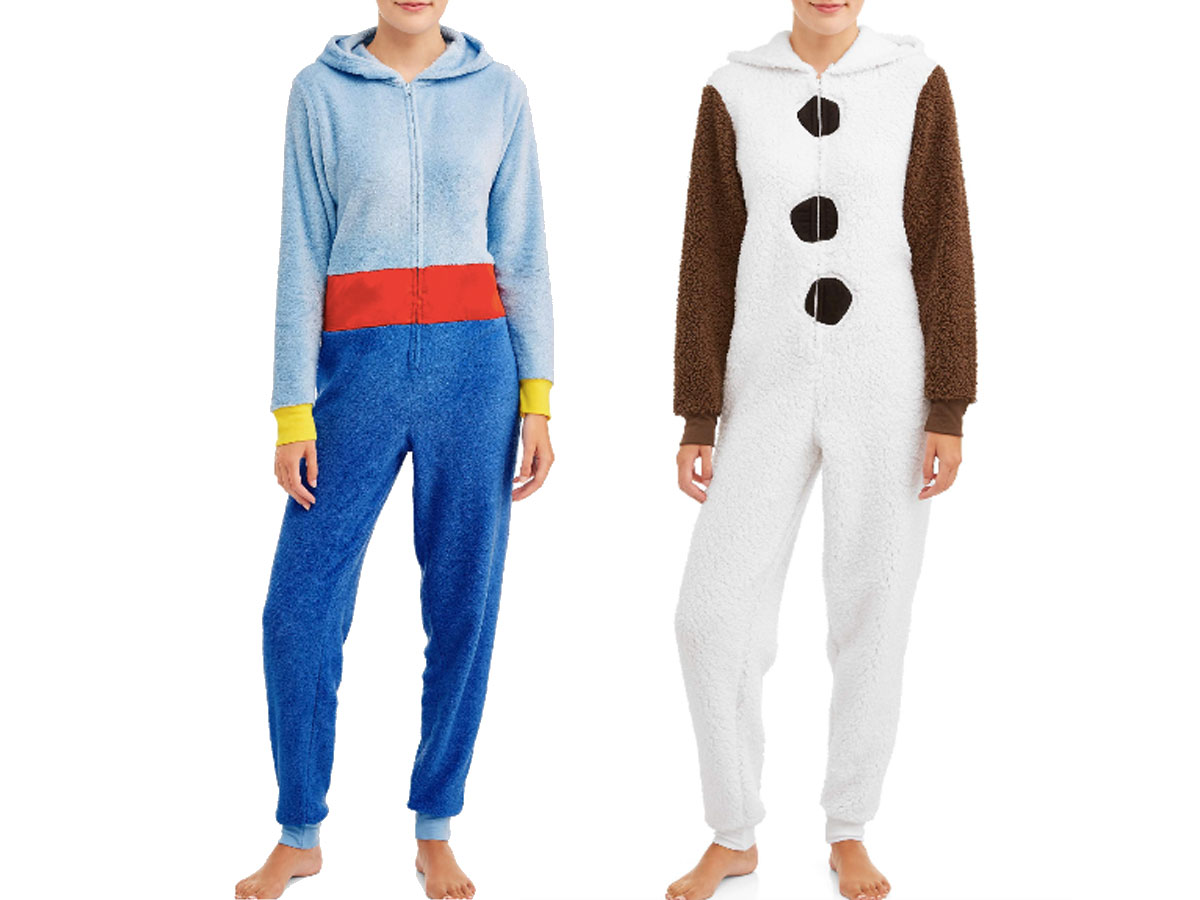 Walmart Women's Disney Olaf and Alladin costumes