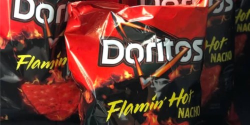 Doritos Flamin’ Hot Nacho Chips 40-Count Only $9.66 Shipped at Amazon (Just 24¢ Per Bag)