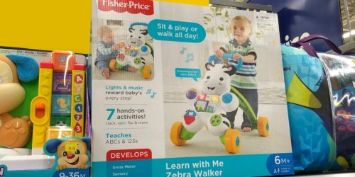 Fisher-Price Learn with Me Zebra Walker Only $10.39 at Target | Great Reviews
