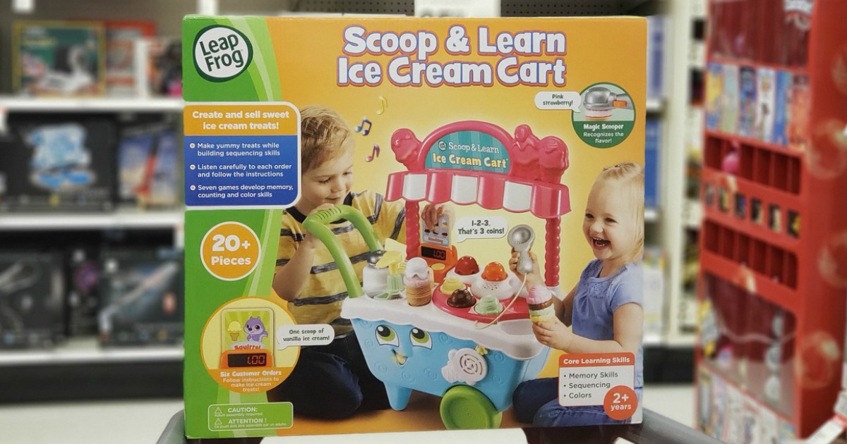 leapfrog scoop and learn ice cream cart walmart