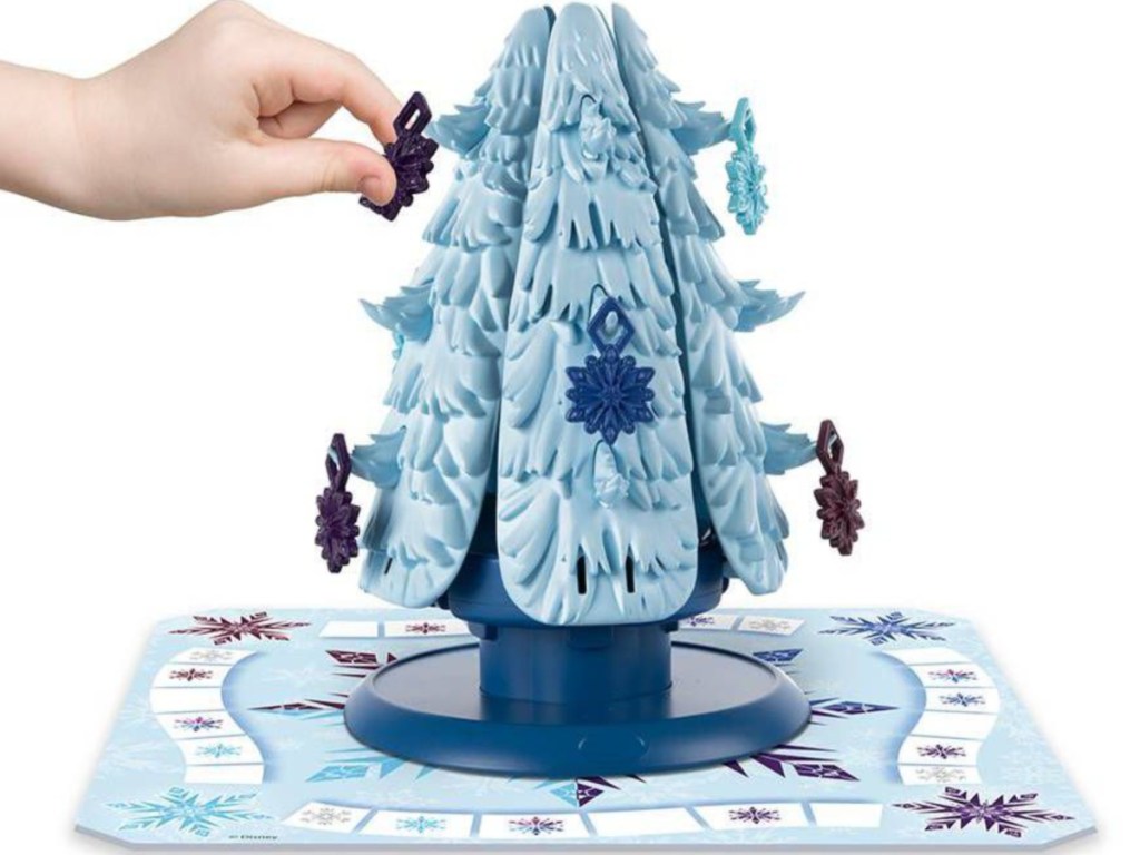 hand playing frozen game