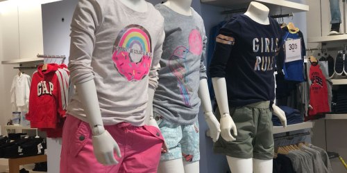 Up to 80% Off Kids, Toddler & Baby Apparel at Gap + Free Shipping