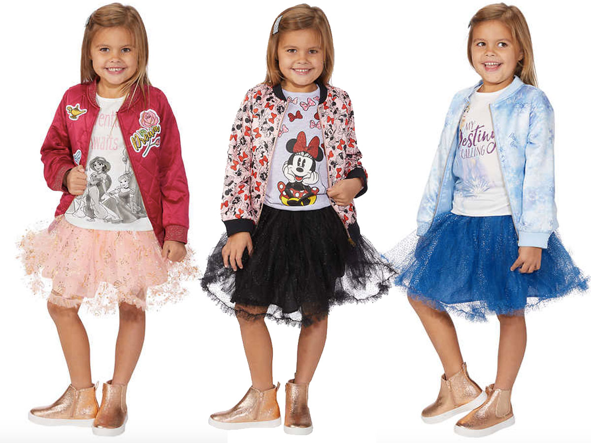 Disney Girls 3Piece Outfits Just 19.99 at Costco Includes Jacket