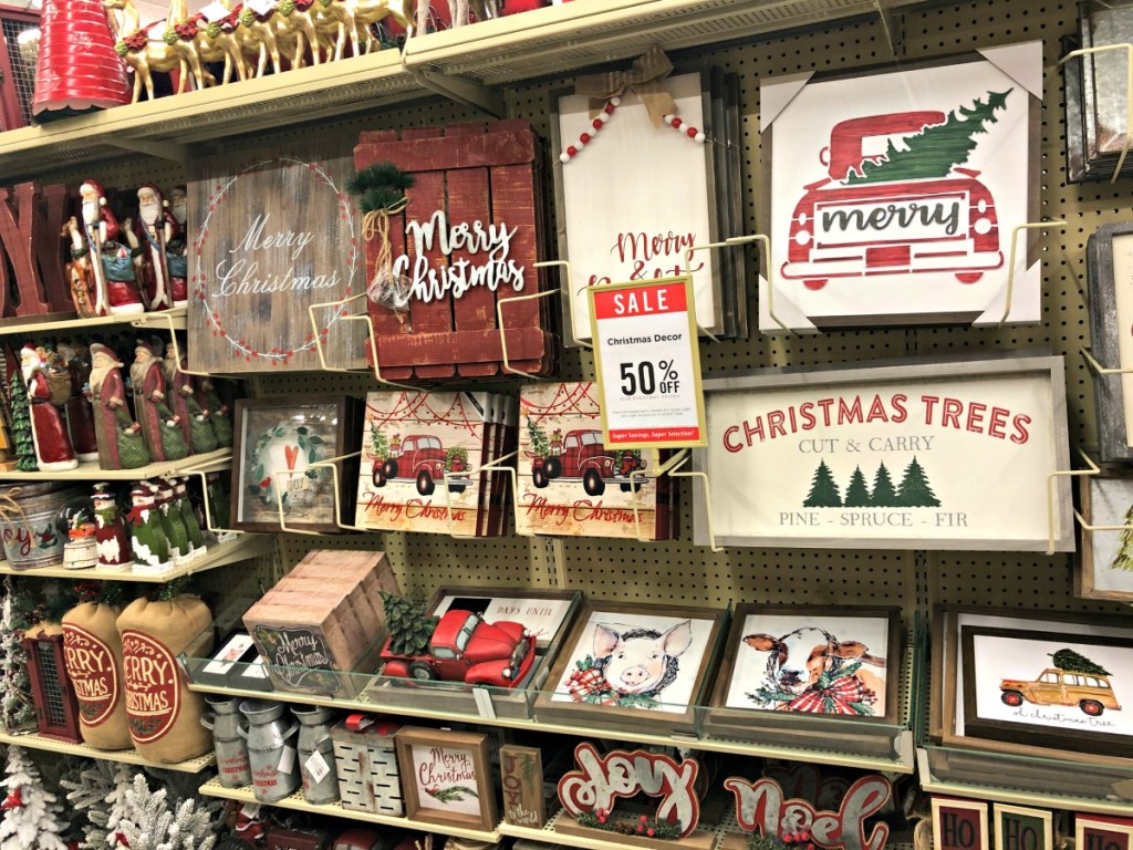 Style Your Mantel w/ Hobby Lobby Christmas Decorations On Sale Now