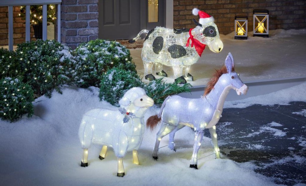 Light-up Christmas animals