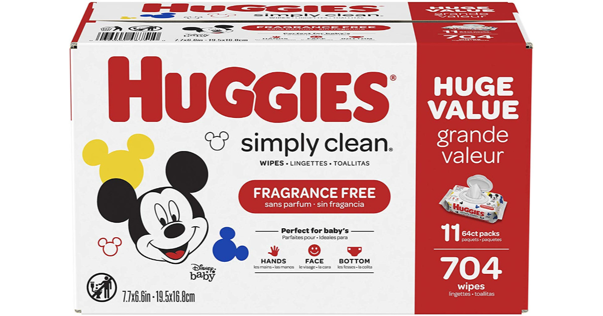 huggies simply clean box