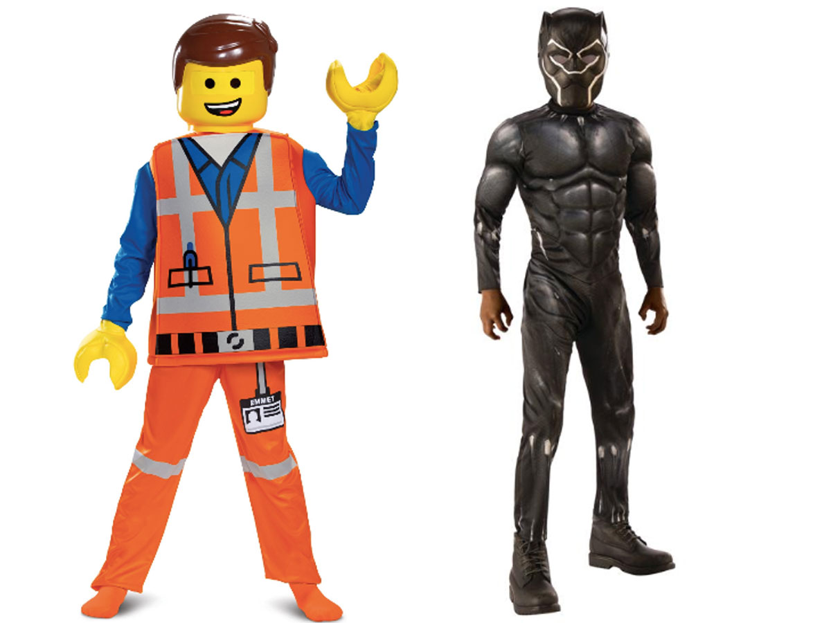 Walmart LEGO Black Panther Halloween costumes