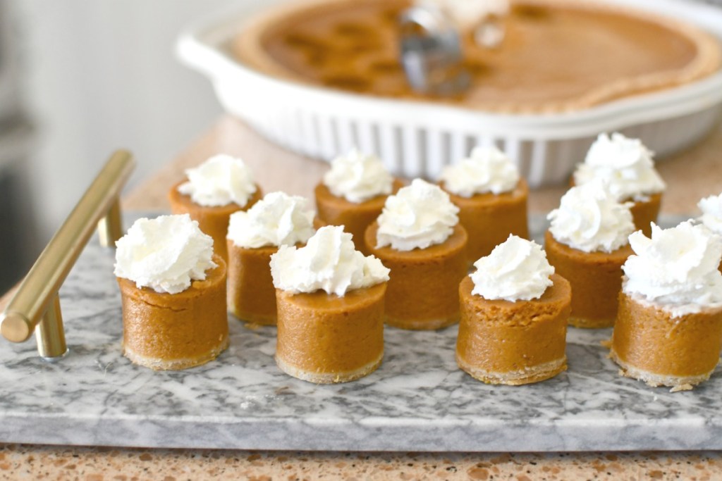 mini pumpkin pie desserts