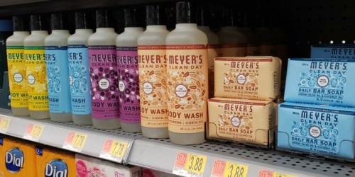 New Mrs. Meyers Coupon = Deals on Body Wash, Bar Soap & Body Lotion at Walmart