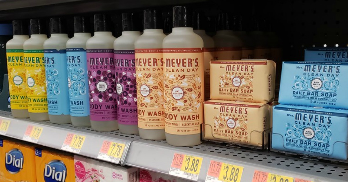 New Mrs Meyers Coupon Deals On Body Wash Bar Soap Body