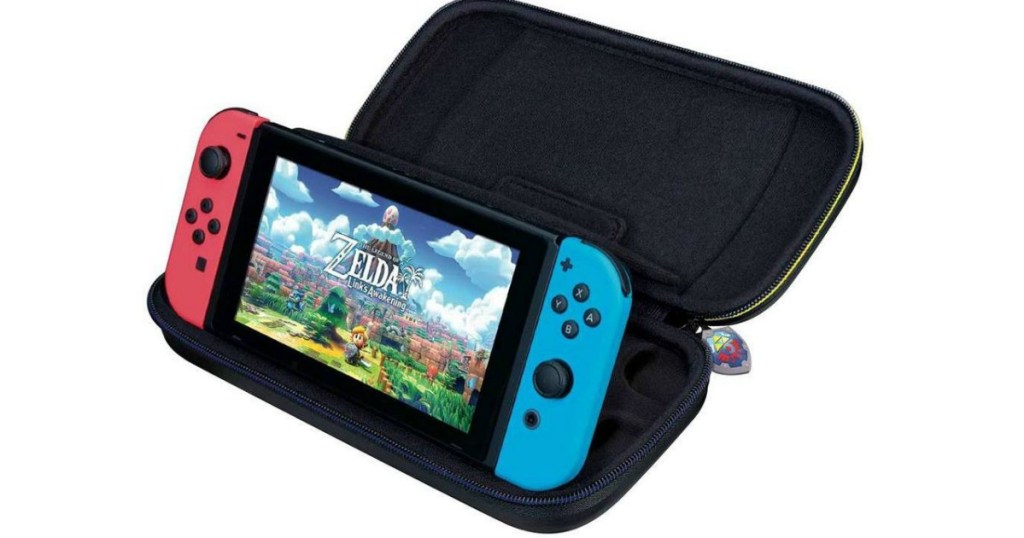 nintendo switch case with nintendo switch console inside