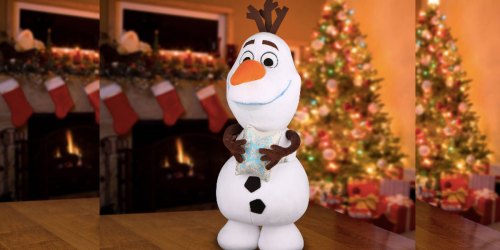 Disney 24″ Christmas Olaf Plush Greeter Just $9.97 at Walmart (Regularly $20)