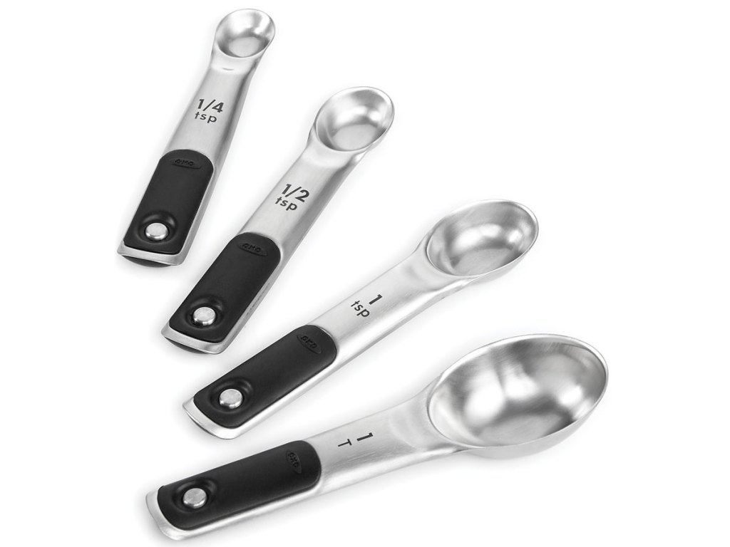 oxo stainless steel measuring spoons