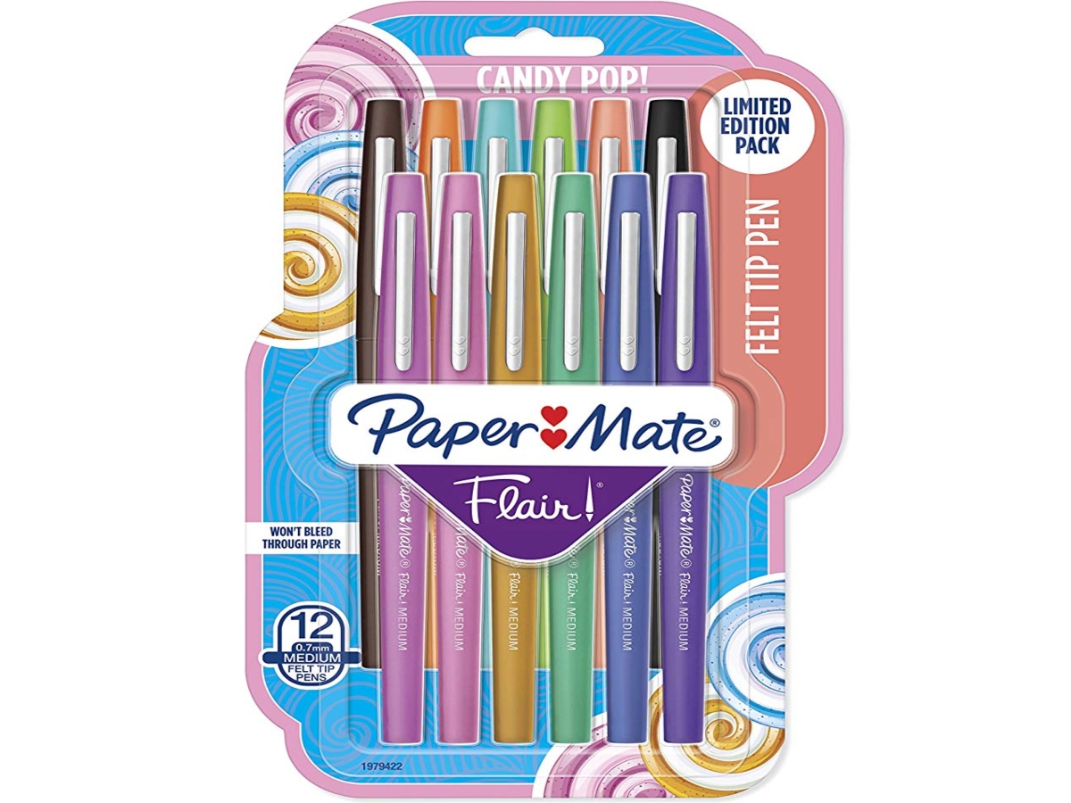 Paper Mate Candy Pop! Pens, 12 Pack