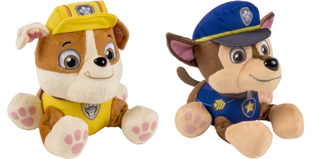 paw patrol rubble and chase plush