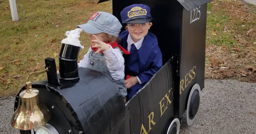 Polar Express DIY Halloween wagon