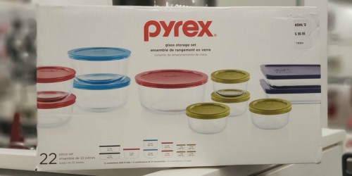 Pyrex 22-Piece Storage Set Only $15.49 Shipped After Kohl’s Rebate (Regularly $60)