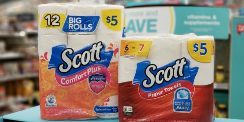 Scott Paper Towels, Toilet Paper, & Kleenex Multipacks Only $2.75 Each at Walgreens
