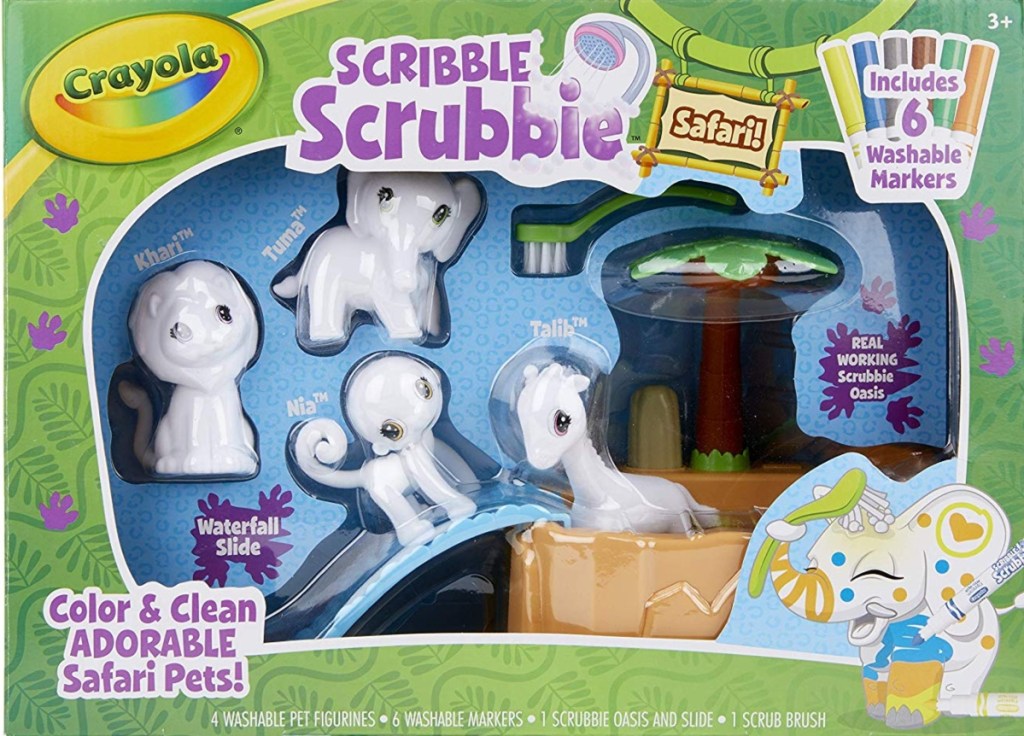CRAYOLA Scribble SCRUBBIE Pets Vet Toy Set Washable Markers Pets Brand New