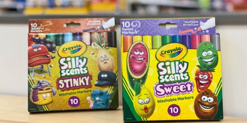 Crayola Silly Scents Washable Markers Only $2.39 at Target | Fun Stocking Stuffer Idea
