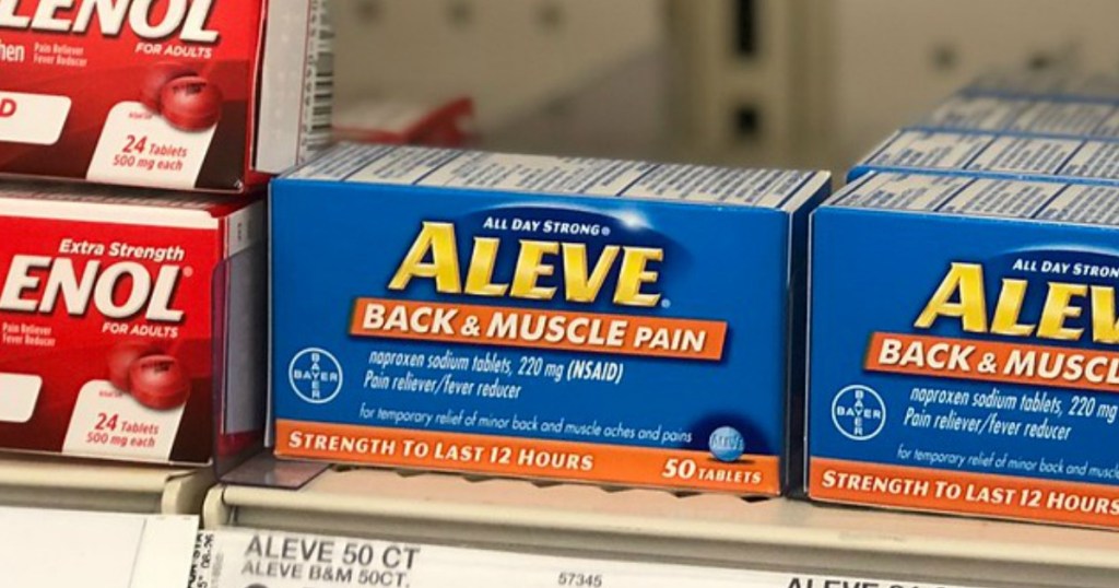 aleve back & muscle pain reliever at target