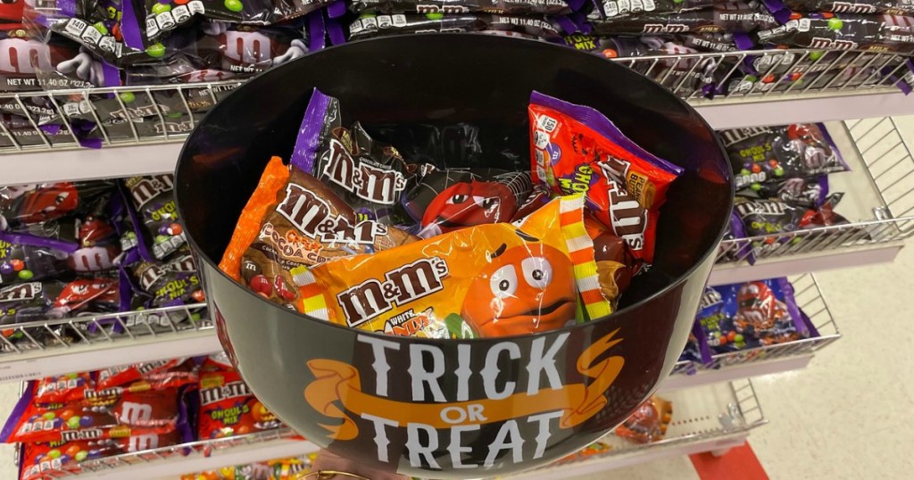m&m's halloween candy at target