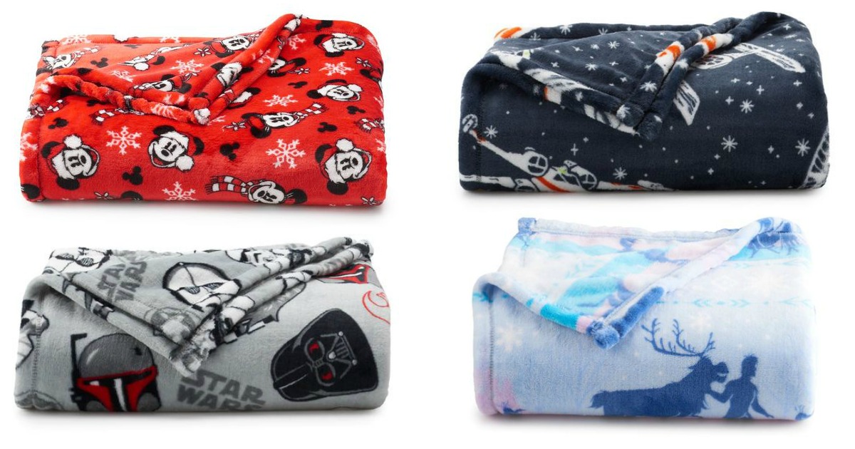 the big one super soft throw blankets in disney and star wars designs