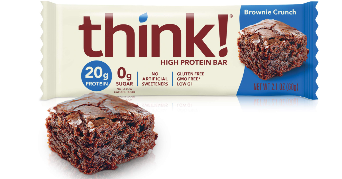 think! brownie protein bars