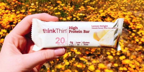 thinkThin High Protein Bars 10-Count Only $7.70 Shipped at Amazon | Just 77¢ Per Bar