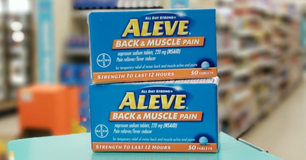 aleve back & muscle pain reliever at walgreens