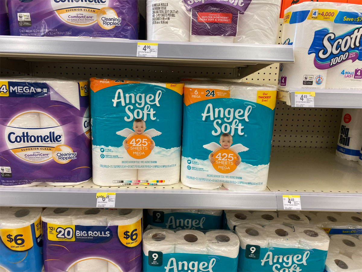 Angel Soft toilet paper