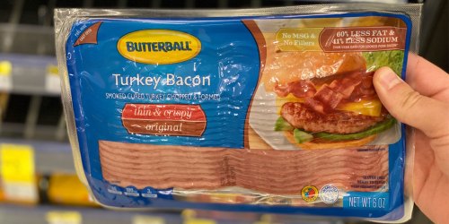 Butterball Turkey Bacon Only 99¢ After Cash Back at Walgreens