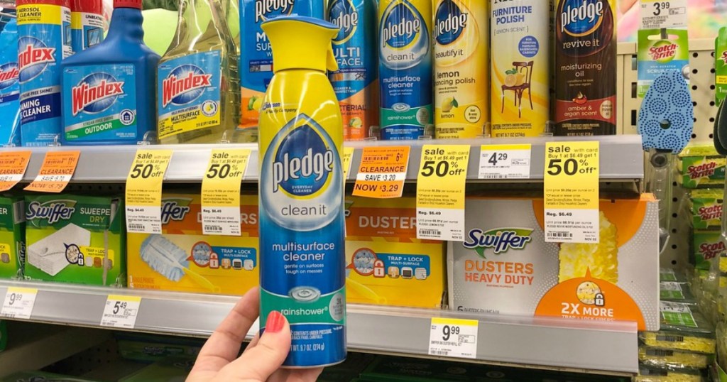 pledge multisurface cleaner at walgreens