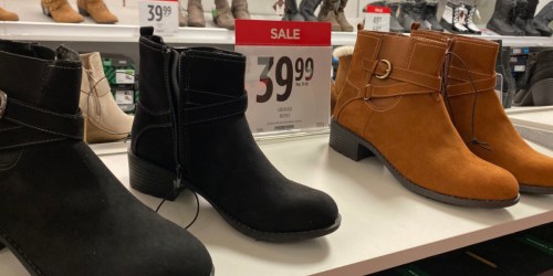 Buy 1 Pair of Boots, Get 2 Pairs FREE at JCPenney
