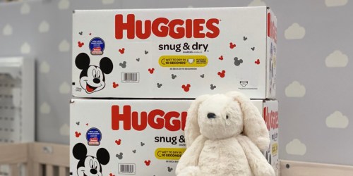 Huggies Diapers Stackable Savings on Amazon = HUGE Boxes from $33 Each Shipped (Regularly $51)