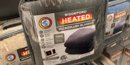 Biddeford MicroPlush Heated Blankets as Low as $25.49 at JCPenney (Regularly up to $120)
