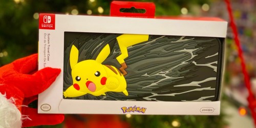 Nintendo Switch Pokemon Pikachu Battle Deluxe Travel Case Only $12.99 (Regularly $20)