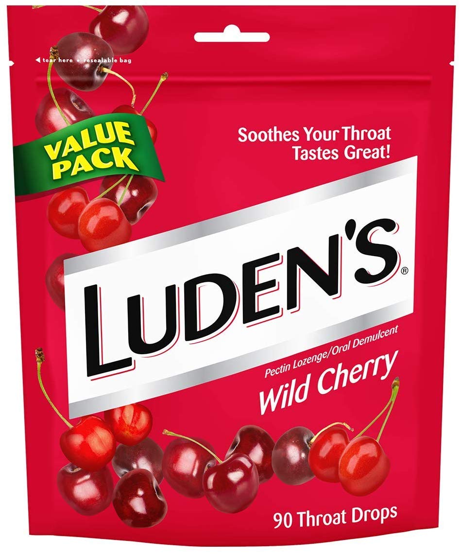 Luden's Cherry cough Drops at Amazon 