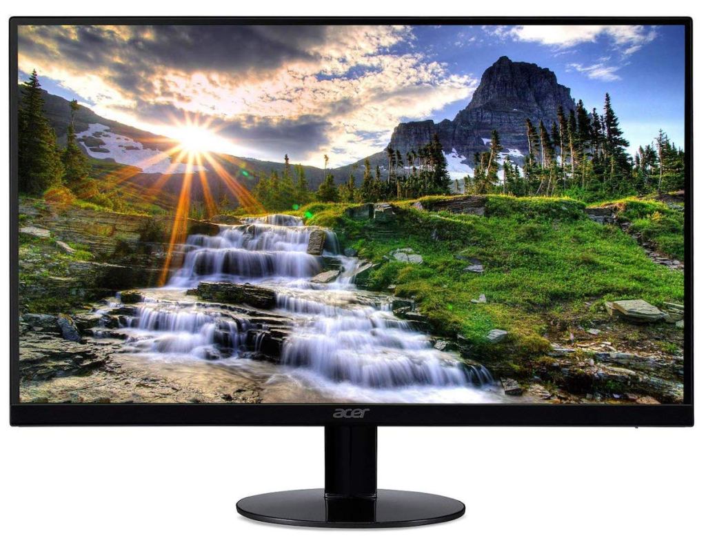 Acer 21.5 in monitor with scenic display