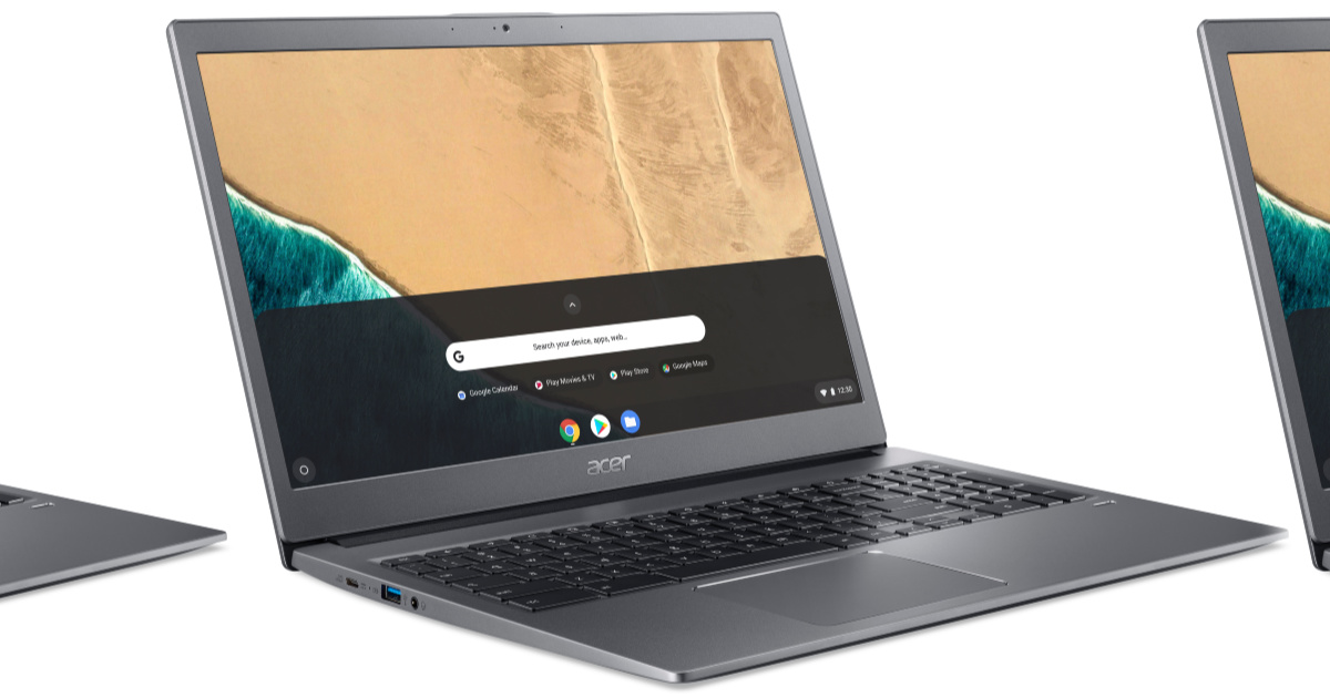 Acer Chromebook stock image