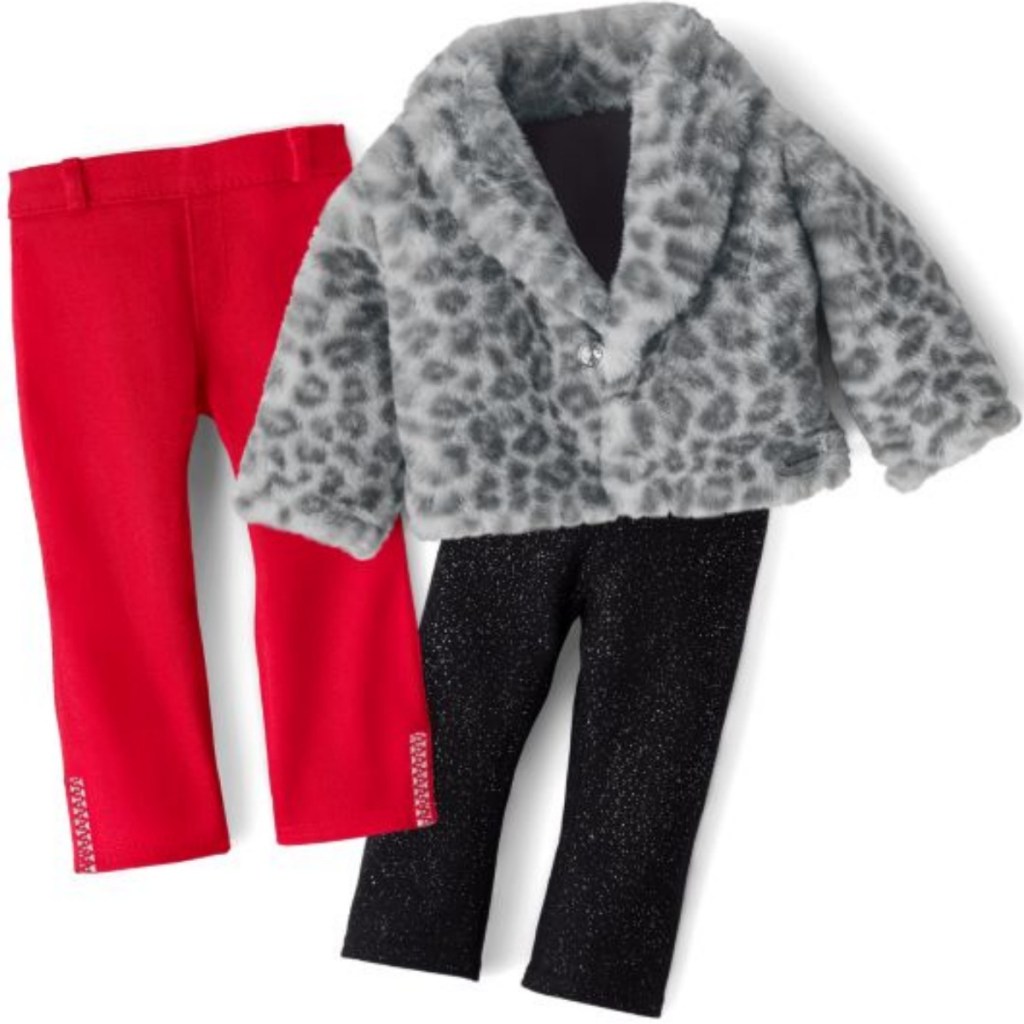American Girl 2019 Mix /& Match Luxe Leggings Set Pants for Doll Only New