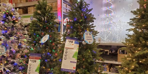 GE Pre-lit 7′ Artificial Christmas Tree Only $98 Shipped at Lowe’s (Regularly $198)