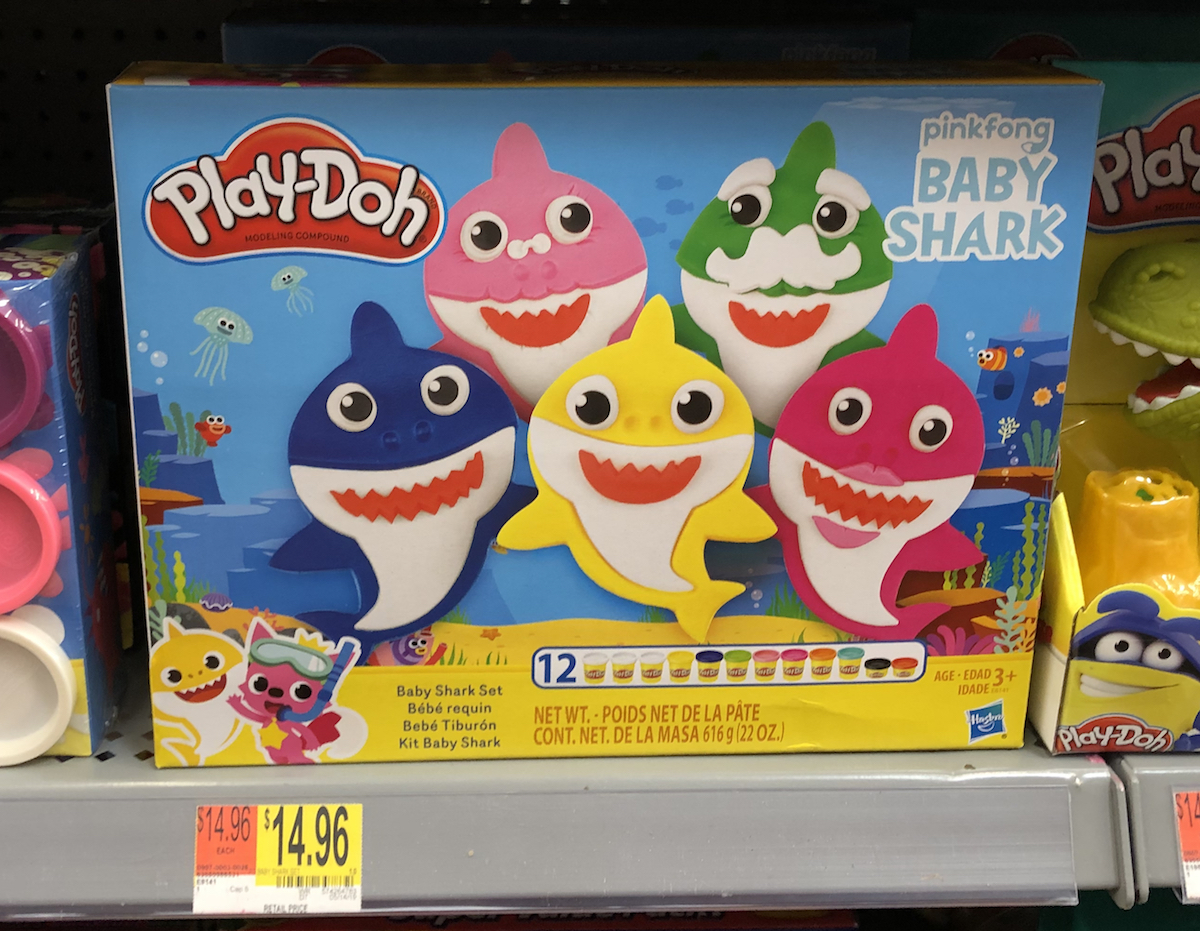 play doh baby shark set