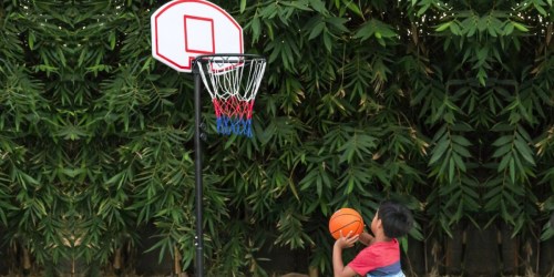 Kids Adjustable-Height Basketball Hoop System Only $44.99 Shipped