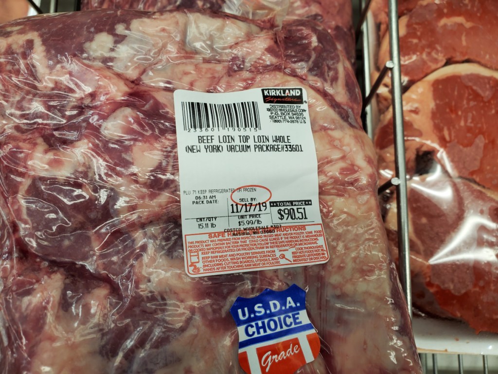 Beef Loin at Costco