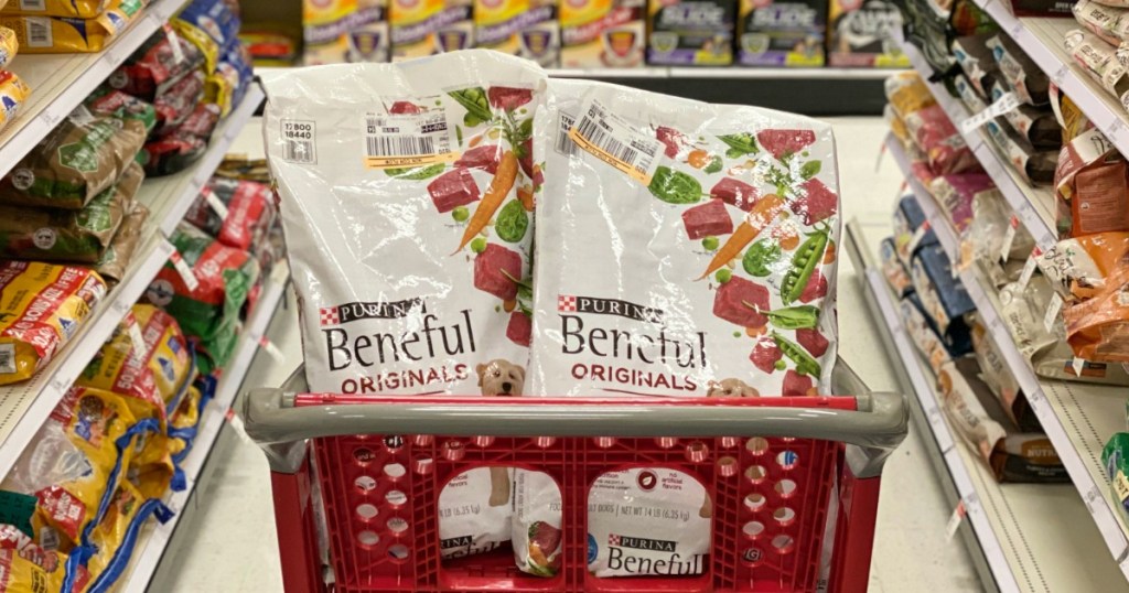 Beneful Dry Dog Food in Target cart