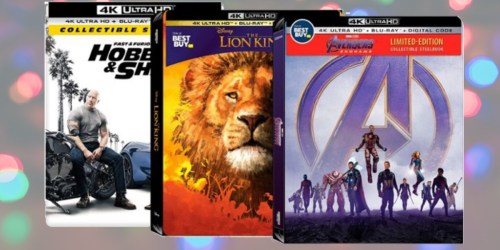 Buy 2, Get 1 FREE 4K UHD Blu-ray Steelbooks at Best Buy + Free Shipping | Disney, Marvel & More