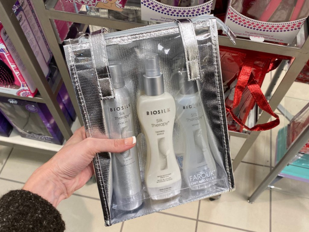 Hand Holding Biosilk Haircare Set at JCPenney