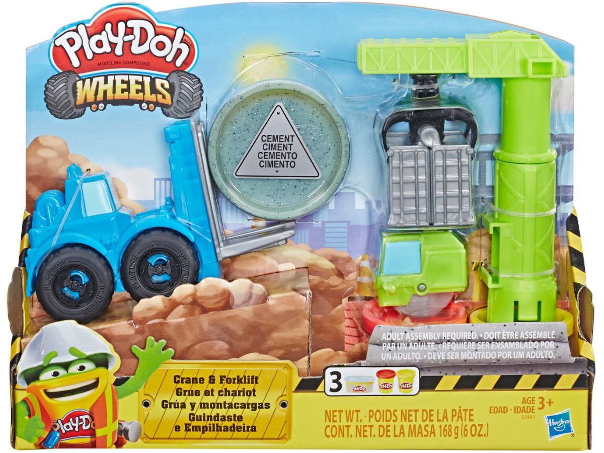 Play-Doh Crane & Forklift Set